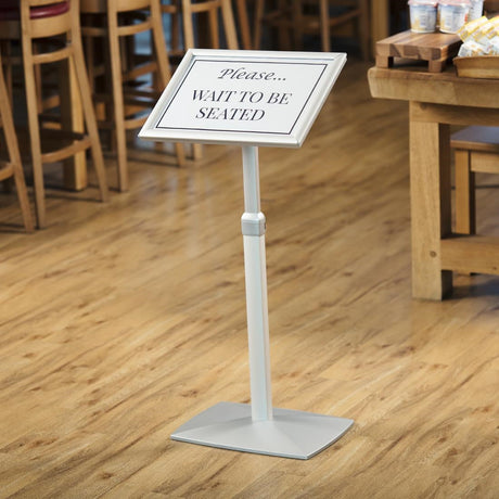 Freestanding Aluminium Menu Display Stand A4 JD Catering Equipment Solutions Ltd