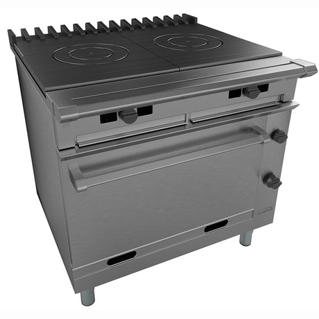 Falcon Chieftain Twin Bullseye Natural Gas Oven Range G1006FX | U986-N – JD Catering Equipment