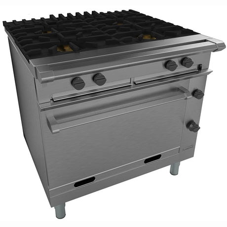 Falcon Chieftain 4 Burner Natural/LPG Oven Range G1006X – JD Catering Equipment