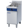 G285 Blue Seal Single Tank Twin Basket Free Standing Electric Fryer E43 JD Catering Equipment Solutions Ltd