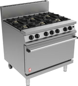 Falcon Dominator Plus Natural/LPG Heavy Duty 6-Burner Gas Oven Range G3101HD - JD Catering Equipment Solutions Ltd