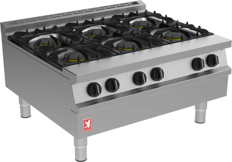Falcon Dominator Plus 6 Burner Natural Gas Boiling Top G3121 | GP017-N – JD Catering Equipment