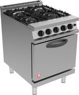 Falcon Dominator Plus 4 Burner Propane Gas Oven Range with Drop Down Door G3161D | GP009-P – JD Catering Equipment