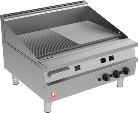 Falcon Dominator Plus 900mm Wide Half Ribbed Natural Gas Griddle G3941R | GP050-N – JD Catering Equipment