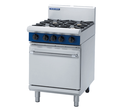 Blue Seal Evolution Series G504B - 600mm Gas Range Static Oven + 600mm griddle