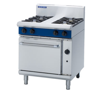 Blue Seal Evolution Series G505C - 750mm Gas Range Static Oven + 300mm Griddle