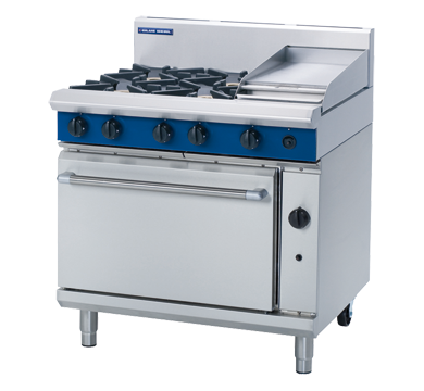 Blue Seal Evolution Series G506C - 900mm Gas Range Static Oven + 300mm griddle