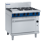 F245 Blue Seal Natural/LPG Oven Range G506D 6-burner