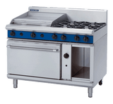 Blue Seal Evolution Series G508B - 1200mm Gas Range Static Oven + 600mm griddle