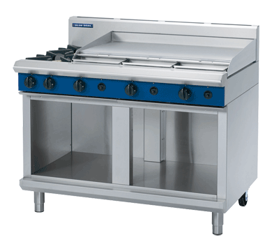 Blue Seal Evolution Series G518A-CB - 1200mm Gas Cooktop Cabinet Base + 900mm Griddle