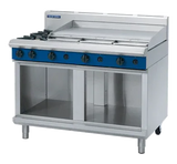 Blue Seal Evolution Series G518A-CB - 1200mm Gas Cooktop Cabinet Base + 900mm Griddle - JD Catering Equipment Solutions Ltd