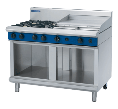 Blue Seal Evolution Series G518B-CB - 1200mm Gas Cooktop Cabinet Base + 600mm Griddle