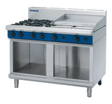 Blue Seal Evolution Series G518B-CB - 1200mm Gas Cooktop Cabinet Base + 600mm Griddle - JD Catering Equipment Solutions Ltd