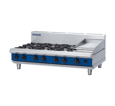 Blue Seal Evolution Series G518C-B - 1200mm Gas Cooktop - Bench Model + 300mm Griddle