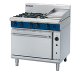 Blue Seal Evolution Series G56C - 900mm Gas Range Convection Oven + 300mm griddle - JD Catering Equipment Solutions Ltd
