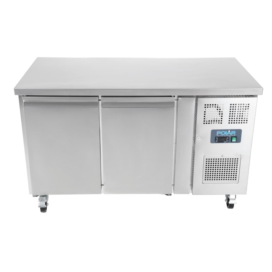 G596 Polar U-Series Double Door Counter Fridge 282Ltr JD Catering Equipment Solutions Ltd