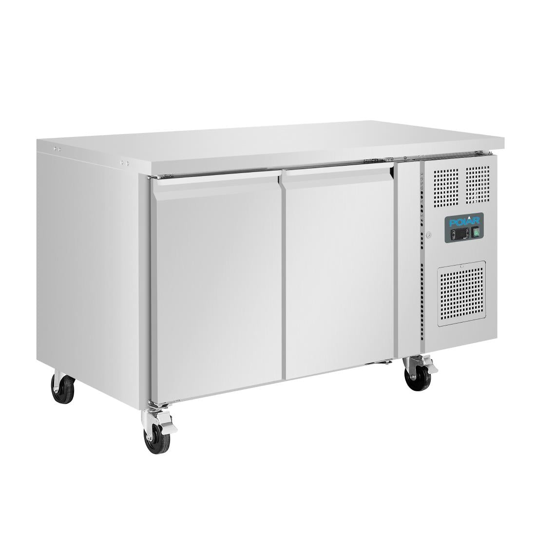 G599 Polar U-Series Double Door Counter Freezer 282Ltr JD Catering Equipment Solutions Ltd