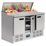 G605 Polar G-Series Pizza Prep Counter Fridge 390Ltr JD Catering Equipment Solutions Ltd