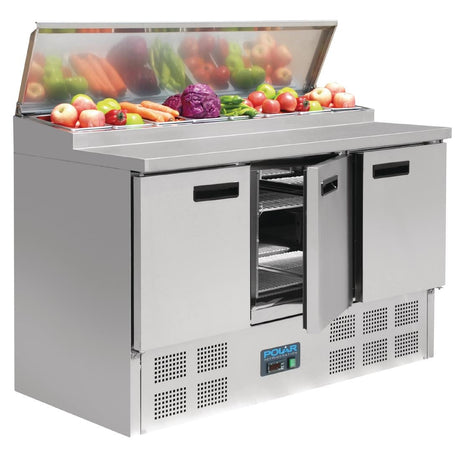 G605 Polar G-Series Pizza Prep Counter Fridge 390Ltr JD Catering Equipment Solutions Ltd