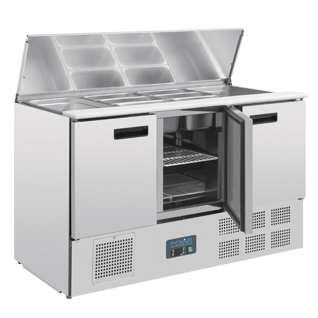 G607 Polar G-Series Saladette Counter Fridge 368Ltr JD Catering Equipment Solutions Ltd