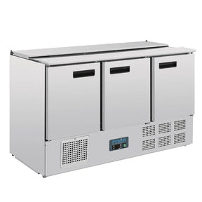 G607 Polar G-Series Saladette Counter Fridge 368Ltr - JD Catering Equipment Solutions Ltd