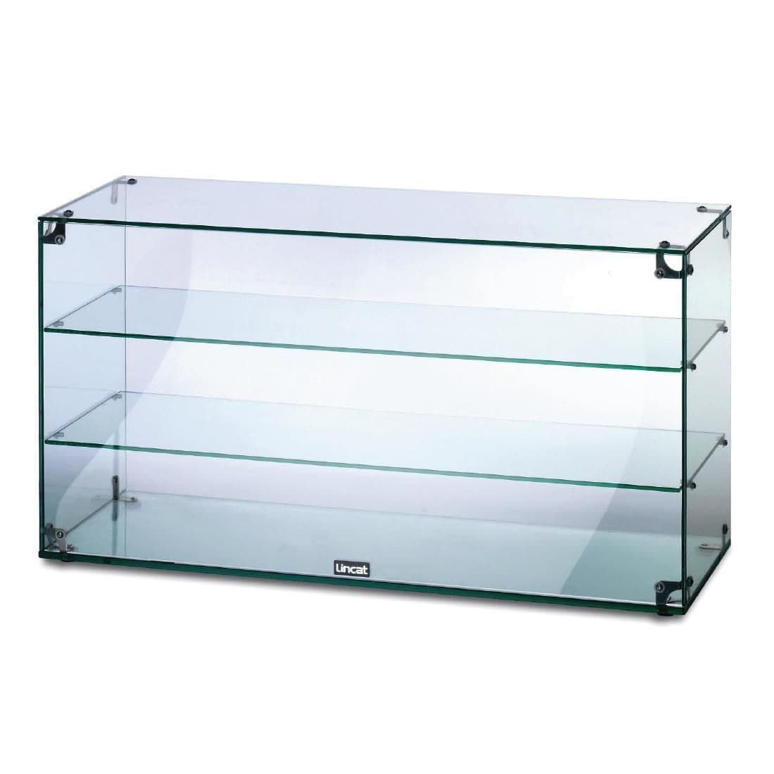 GC39 - Lincat Seal Counter-top Glass Display Case - Open Back - W 907 mm - GJ721 JD Catering Equipment Solutions Ltd