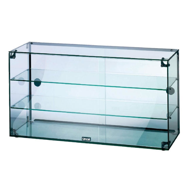 GC39D - Lincat Seal Counter-top Glass Display Case - Rear Sliding Doors - W 907 mm JD Catering Equipment Solutions Ltd