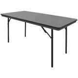 GC595 Bolero ABS Rectangular Folding Table Grey 5ft JD Catering Equipment Solutions Ltd