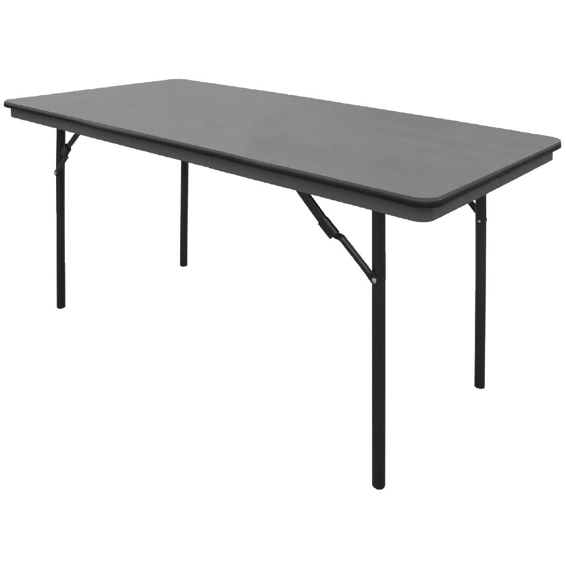 GC595 Bolero ABS Rectangular Folding Table Grey 5ft JD Catering Equipment Solutions Ltd