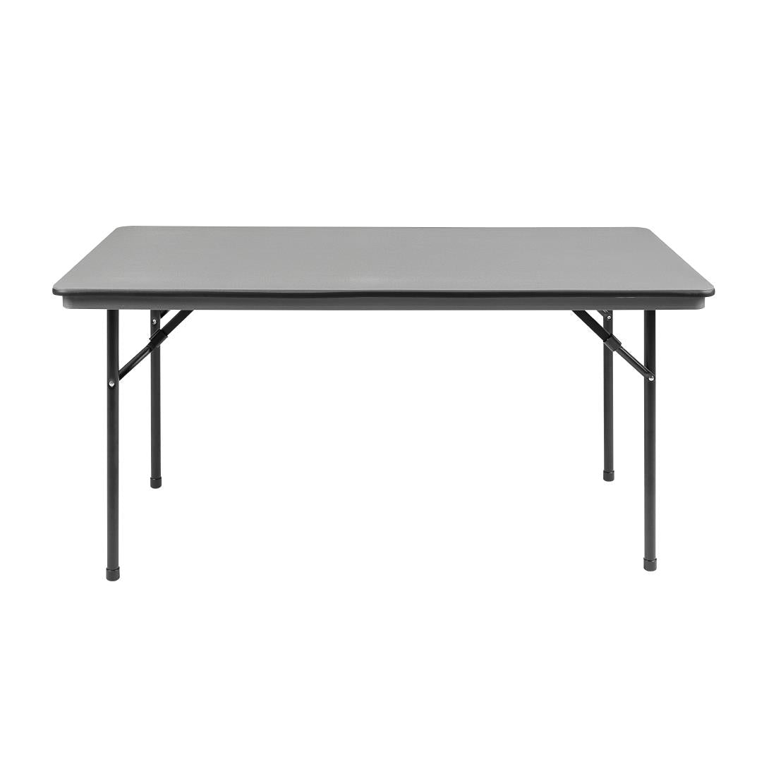 GC595 Bolero ABS Rectangular Folding Table Grey 5ft JD Catering Equipment Solutions Ltd