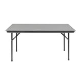 GC595 Bolero ABS Rectangular Folding Table Grey 5ft JD Catering Equipment Solutions Ltd