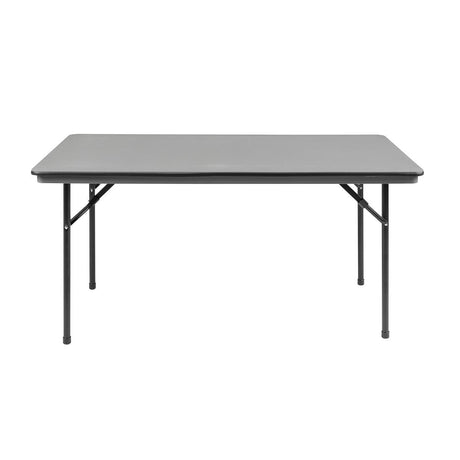 GC595 Bolero ABS Rectangular Folding Table Grey 5ft JD Catering Equipment Solutions Ltd