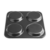GD012 Vogue Carbon Steel Non-Stick Yorkshire Pudding Tray 4 Cup JD Catering Equipment Solutions Ltd