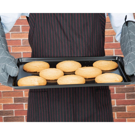 GD015 Vogue Non-Stick Carbon Steel Baking Tray 430 x 280mm JD Catering Equipment Solutions Ltd