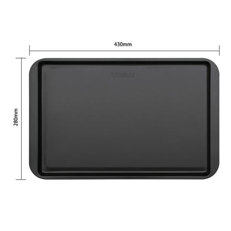 GD015 Vogue Non-Stick Carbon Steel Baking Tray 430 x 280mm JD Catering Equipment Solutions Ltd