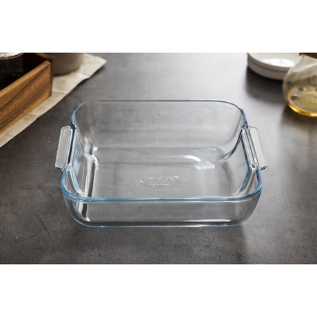 GD029 Pyrex Square Glass Roasting Dish 210mm JD Catering Equipment Solutions Ltd