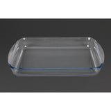 GD031 Pyrex Rectangular Glass Roaster Dish 400mm JD Catering Equipment Solutions Ltd