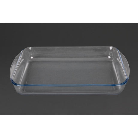 GD031 Pyrex Rectangular Glass Roaster Dish 400mm JD Catering Equipment Solutions Ltd