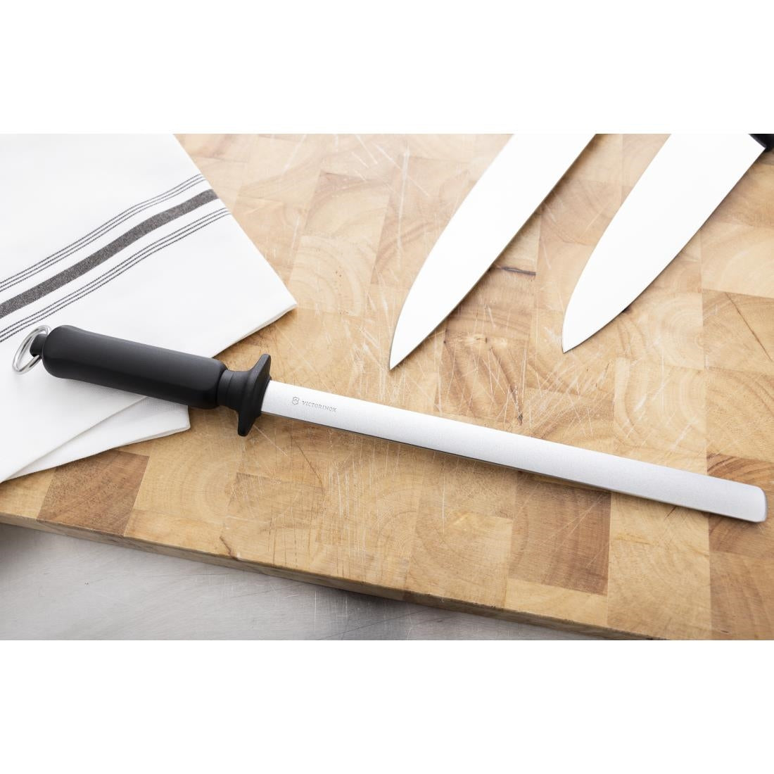 GD047 Victorinox Diamond Knife Sharpening Steel 25.5cm JD Catering Equipment Solutions Ltd