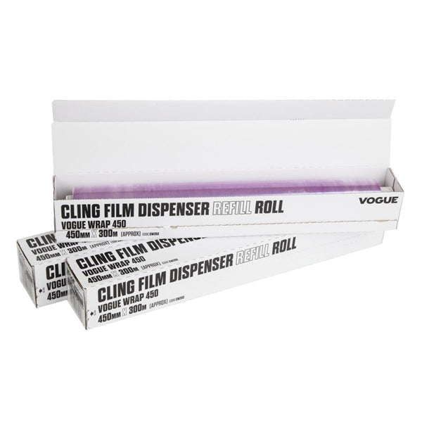 GD149 Pre-Perforated Cling Film 450mm x 500m (Pack of 3) JD Catering Equipment Solutions Ltd