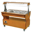 GD373 Roller Grill Chilled Salad Bar Light Wood SB40F - JD Catering Equipment Solutions Ltd