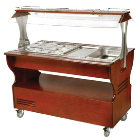 GD375 Roller Grill Warm Salad Bar Dark SB40C - JD Catering Equipment Solutions Ltd