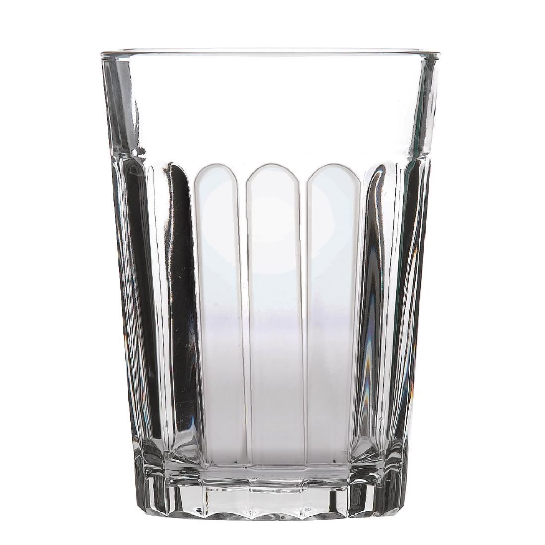 GD720 Libbey Duratuff Panelled Tumblers 210ml (Pack of 12) JD Catering Equipment Solutions Ltd