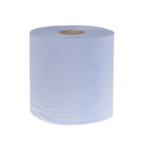GD833 Jantex Blue Centrefeed Rolls 1ply 300m (Pack of 6) JD Catering Equipment Solutions Ltd