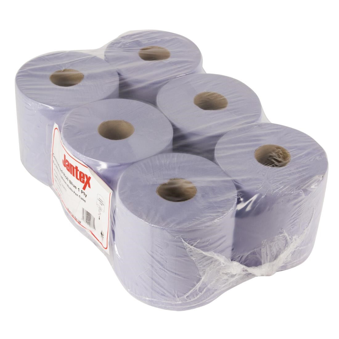 GD833 Jantex Blue Centrefeed Rolls 1ply 300m (Pack of 6) JD Catering Equipment Solutions Ltd