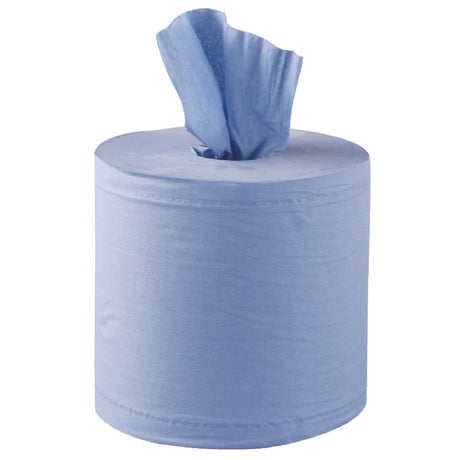 GD833 Jantex Blue Centrefeed Rolls 1ply 300m (Pack of 6) JD Catering Equipment Solutions Ltd