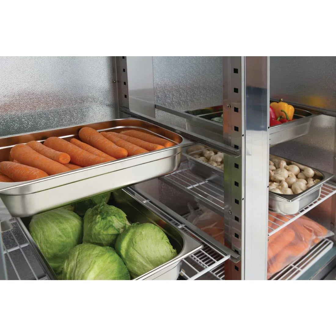 GD879 Polar G-Series Double Door Slimline Fridge 960Ltr - JD Catering Equipment Solutions Ltd