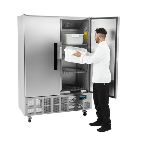 GD880 Polar G-Series Double Door Slimline Freezer 960Ltr JD Catering Equipment Solutions Ltd