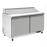 GD883 Polar U-Series Double Door Prep Counter Fridge 527Ltr JD Catering Equipment Solutions Ltd