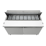 GD883 Polar U-Series Double Door Prep Counter Fridge 527Ltr JD Catering Equipment Solutions Ltd